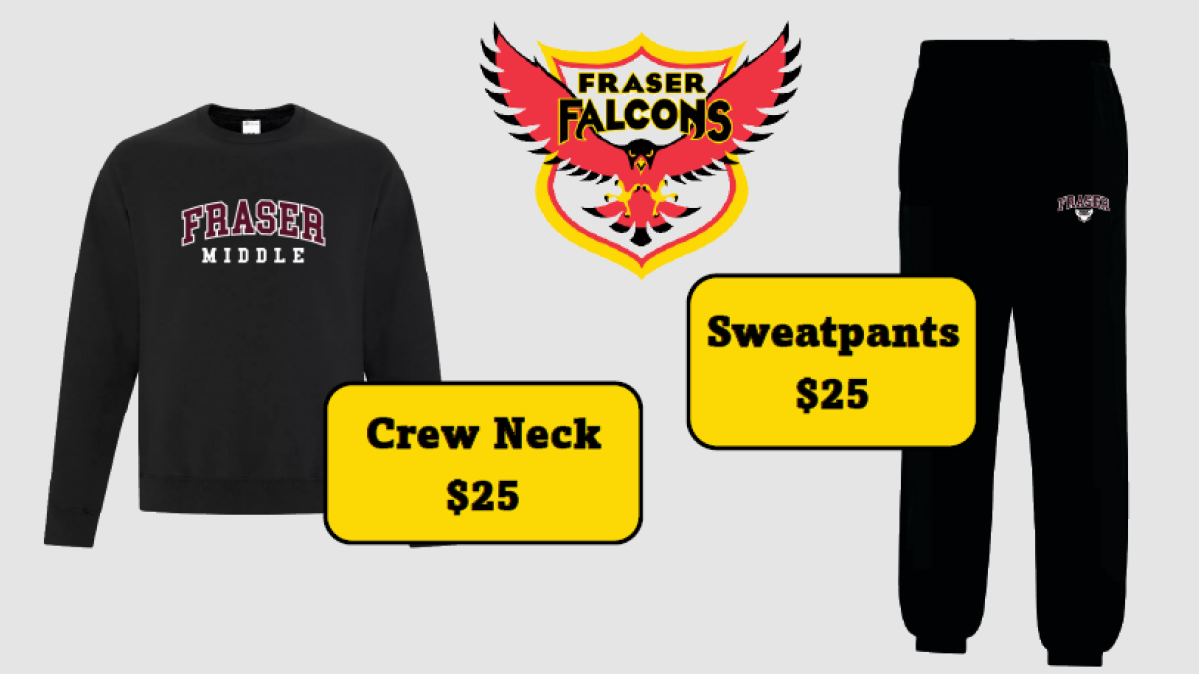 Fraser Falcon Wear - crew neck and sweatpants