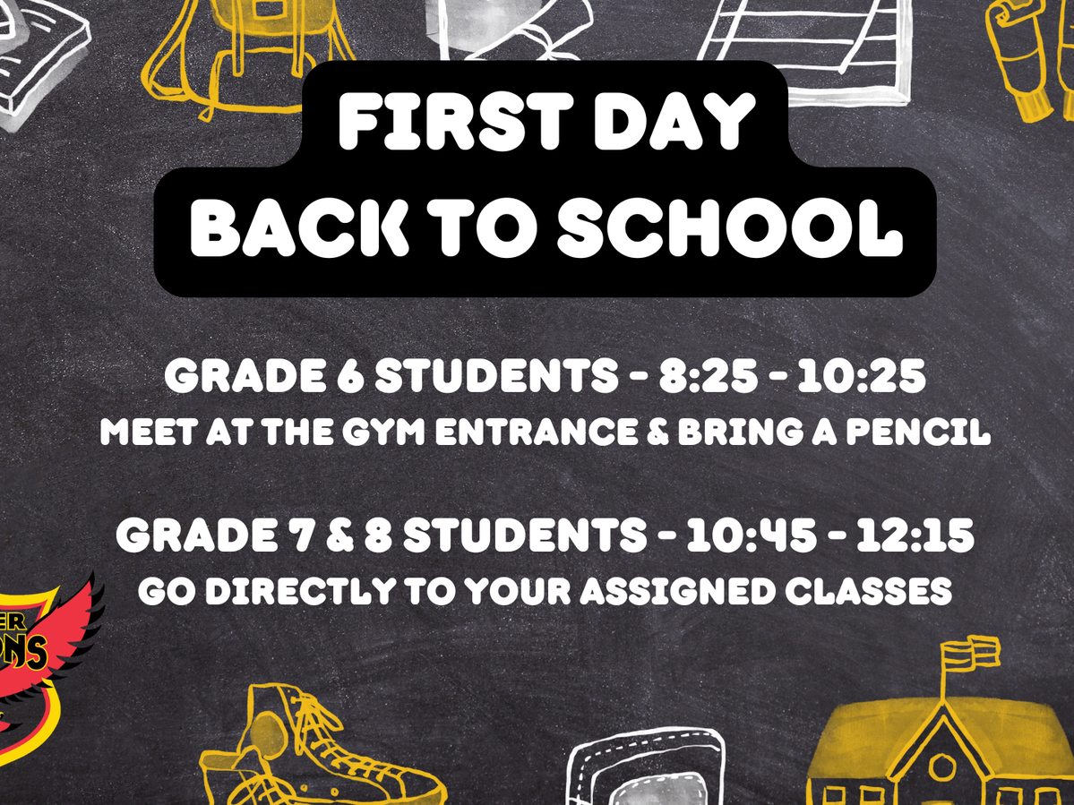 First Day Back to School