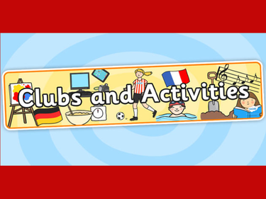clubs and activities banner