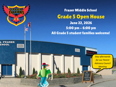 Grade 5 Open House